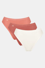 Sloggi Pack of 3 seamless panties piros