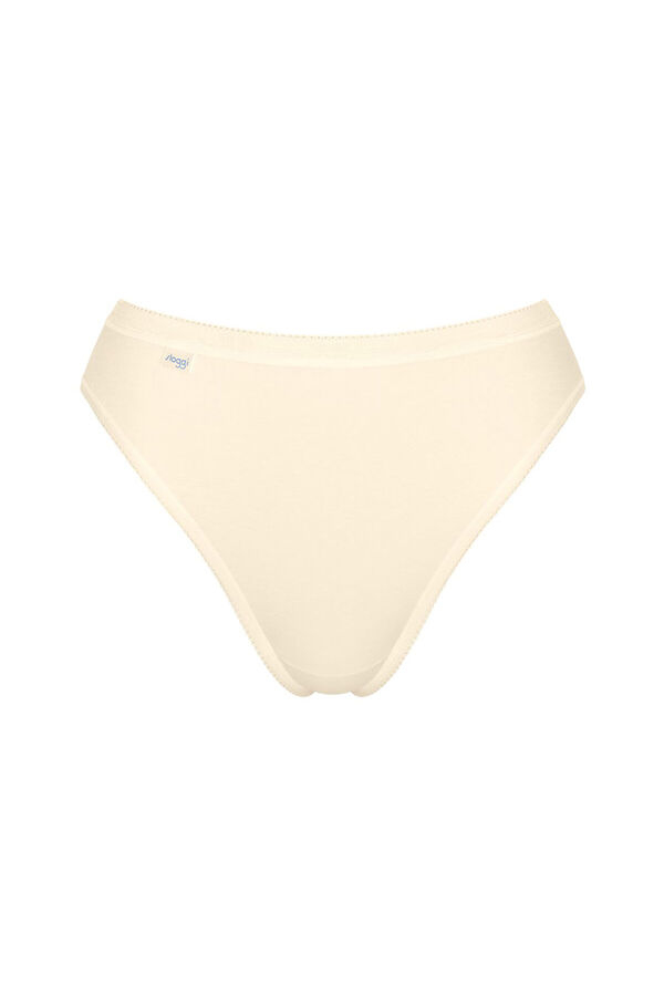 Sloggi 3-pack seamless high-waisted panties pink