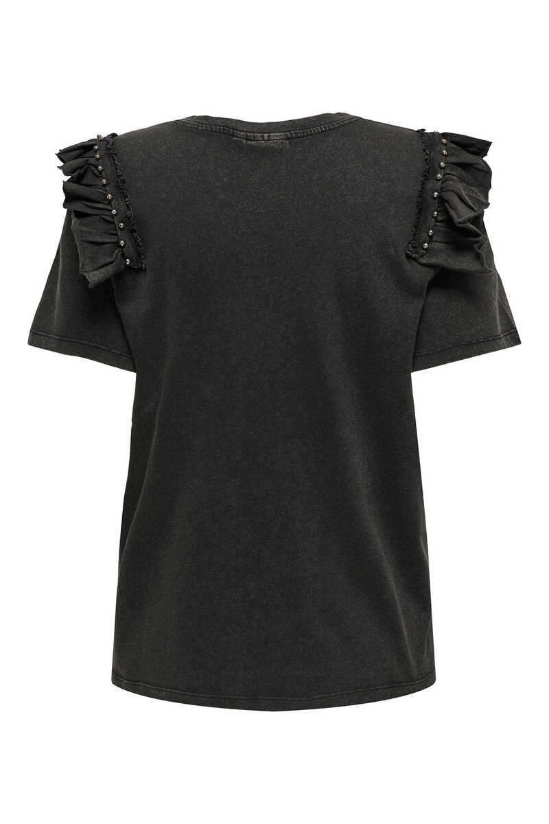 Womensecret Short-sleeved maternity T-shirt noir