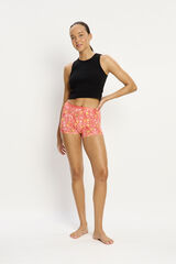 Modibodi SmileyWorld&reg; Bamboo Menstrual Shorts Moderate Flow Coral Print