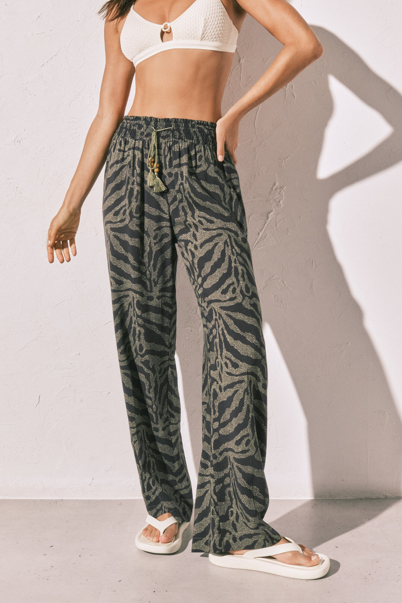 Women'secret Animal print long trousers