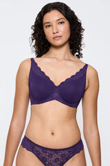 Triumph Sujetador reductor Amourette morado/lila