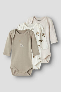 Name it Pack de 3 bodies elefante