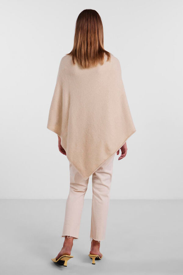 Pieces Basic poncho  grey