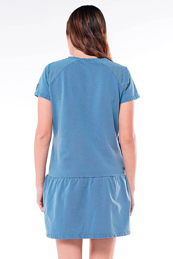 Womensecret Vestido maternity de algodón organico azul
