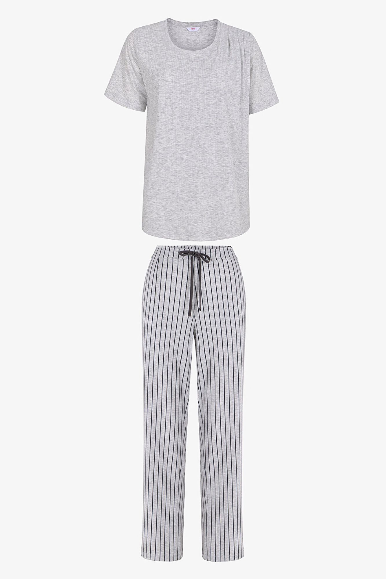 Penti Conjunto de pijama comprido de riscas maternity