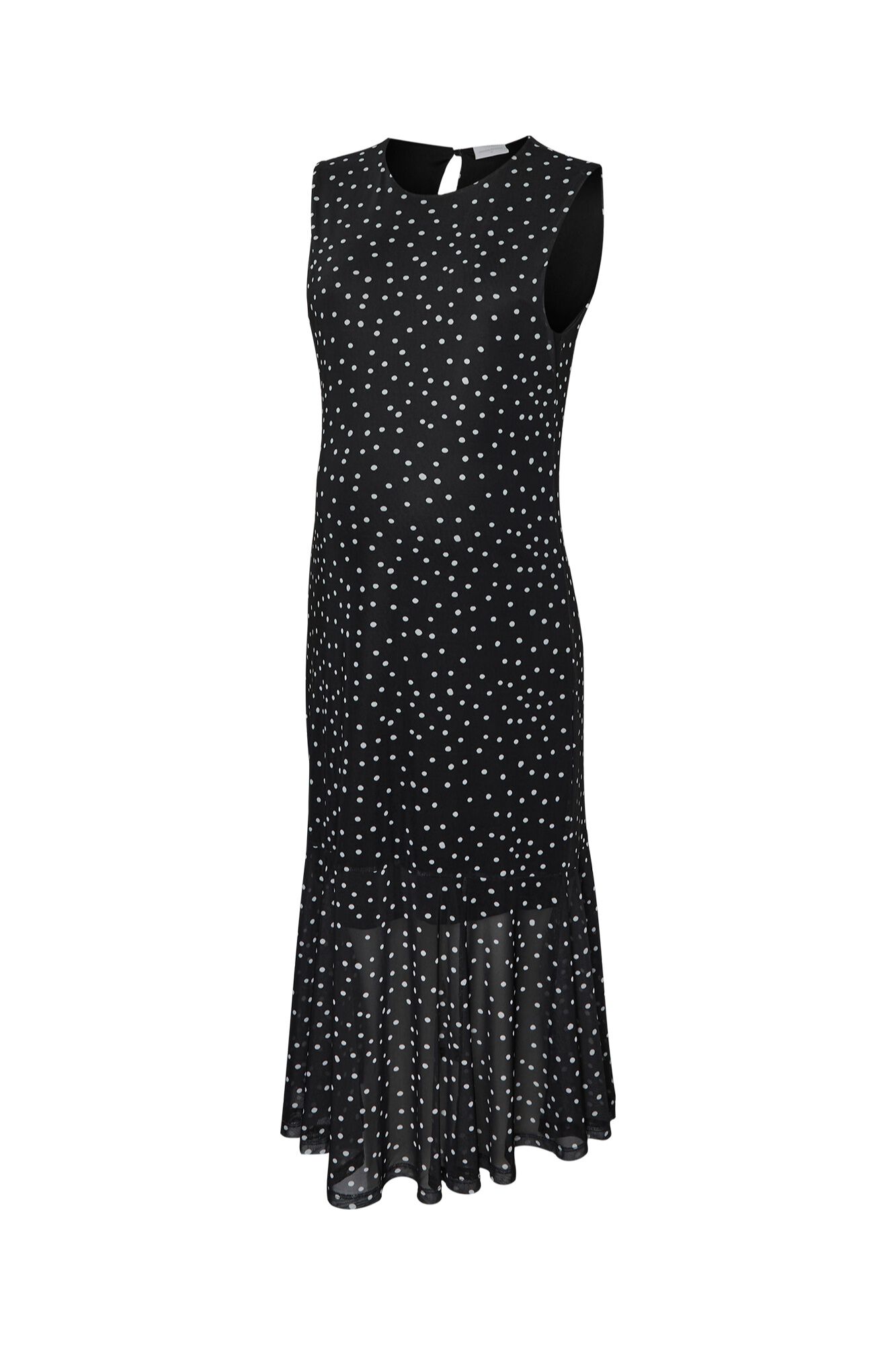 Mamalicious Vestido midi maternity escote pico