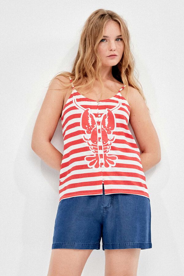 Gisela Pijama in and out print langosta estampado