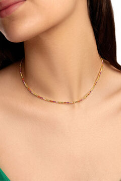Womensecret Halskette Riviere Colors Gold mit Print