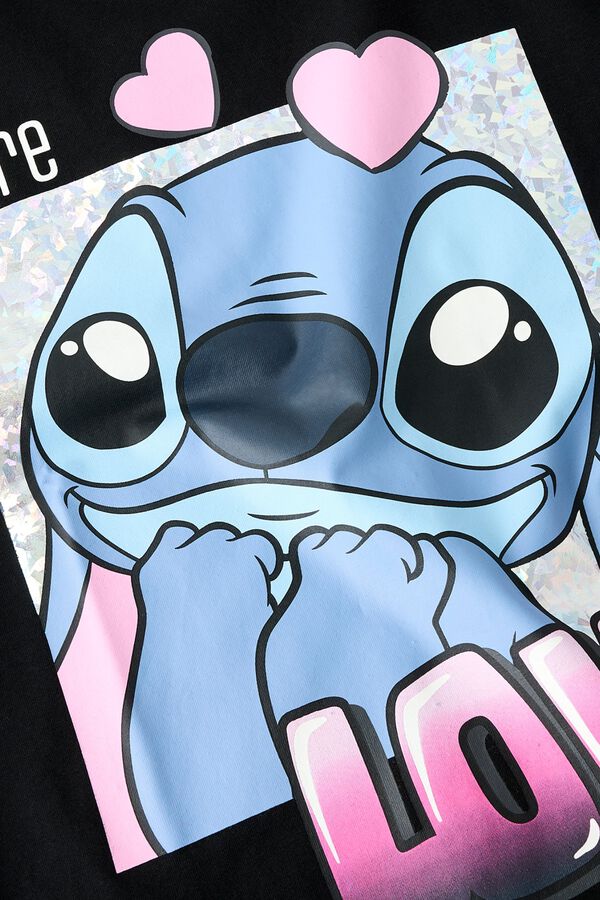 Name it Girls' Lilo & Stitch T-shirt black