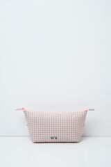 Women'secret Plaid medium vanity case with handle printed