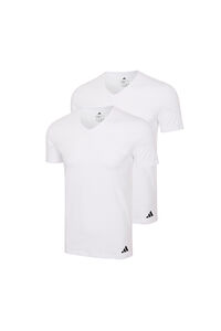 Adidas 2 pack stretch cotton V neck t-shirts