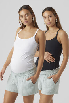Womensecret Pacote de camisetas para maternity e amamentação preto