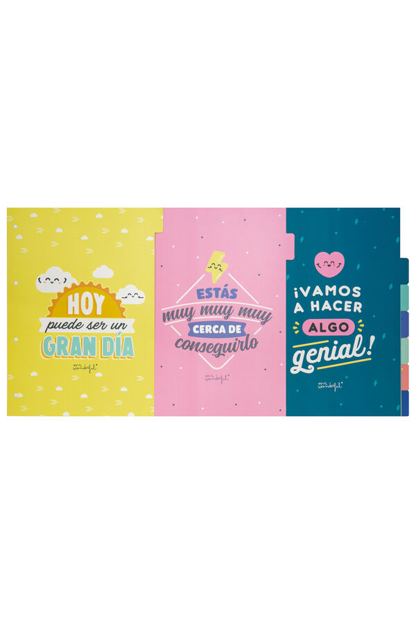 Mr. Wonderful Separadores para archivadores estampado