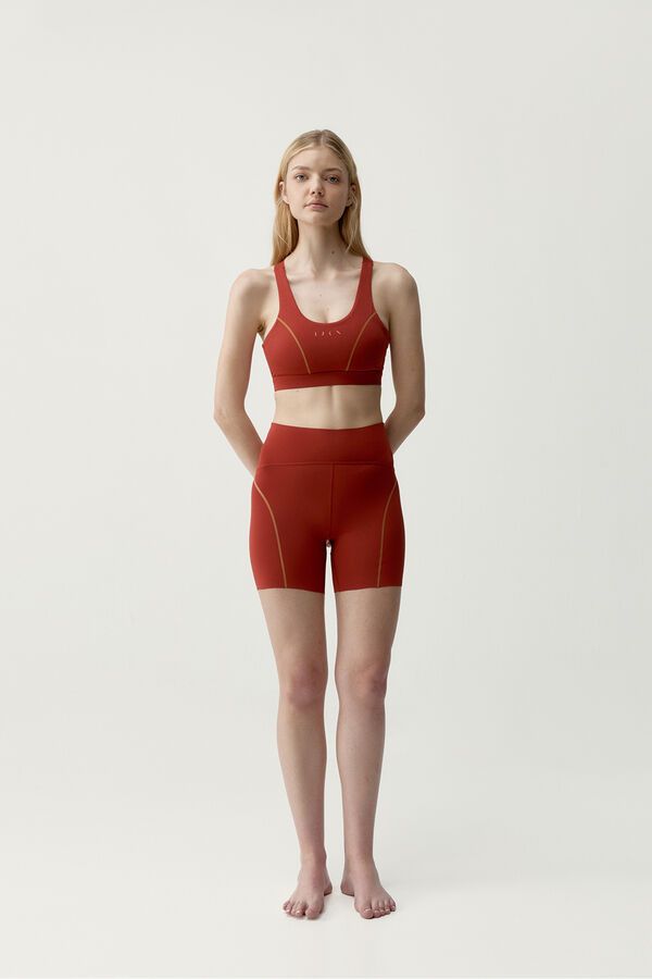 Born Living Yoga Rote Sport-Shorts BRONE Rot