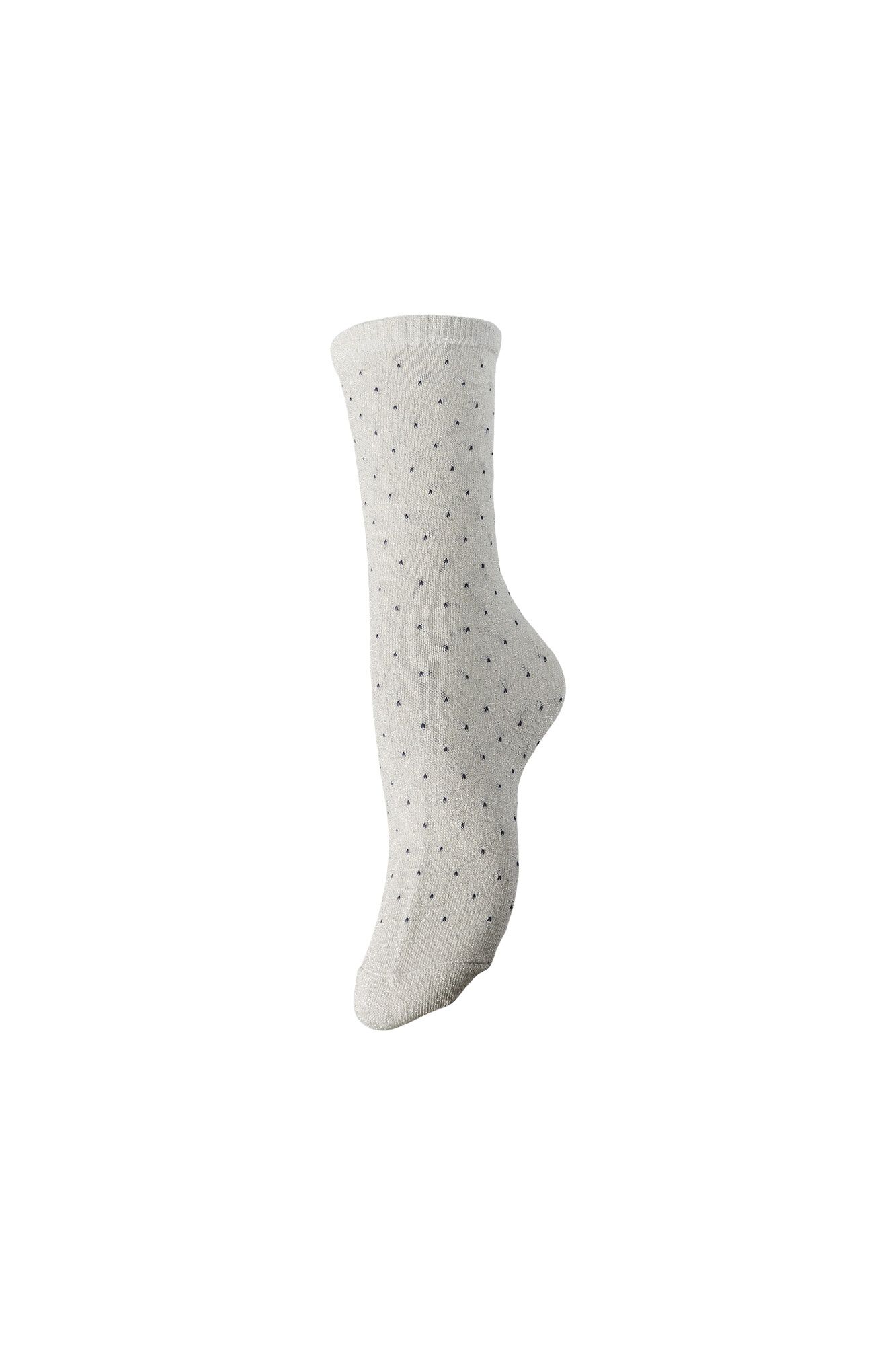 Pieces Lurex print sock