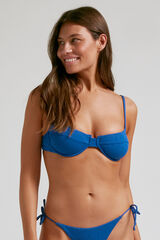 Womensecret Royale balconette bikini top kék