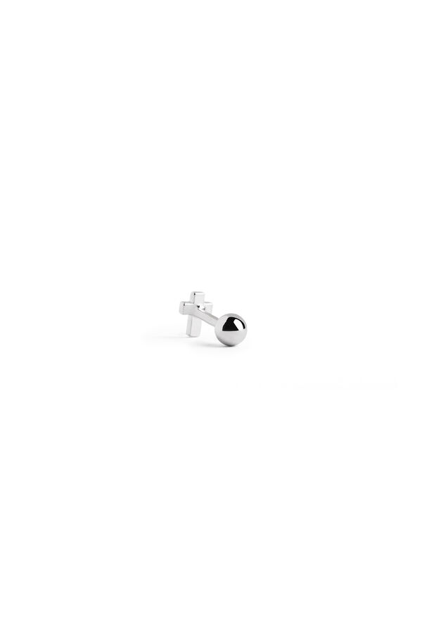 Womensecret Silver Mini Cross Single Earring Siva