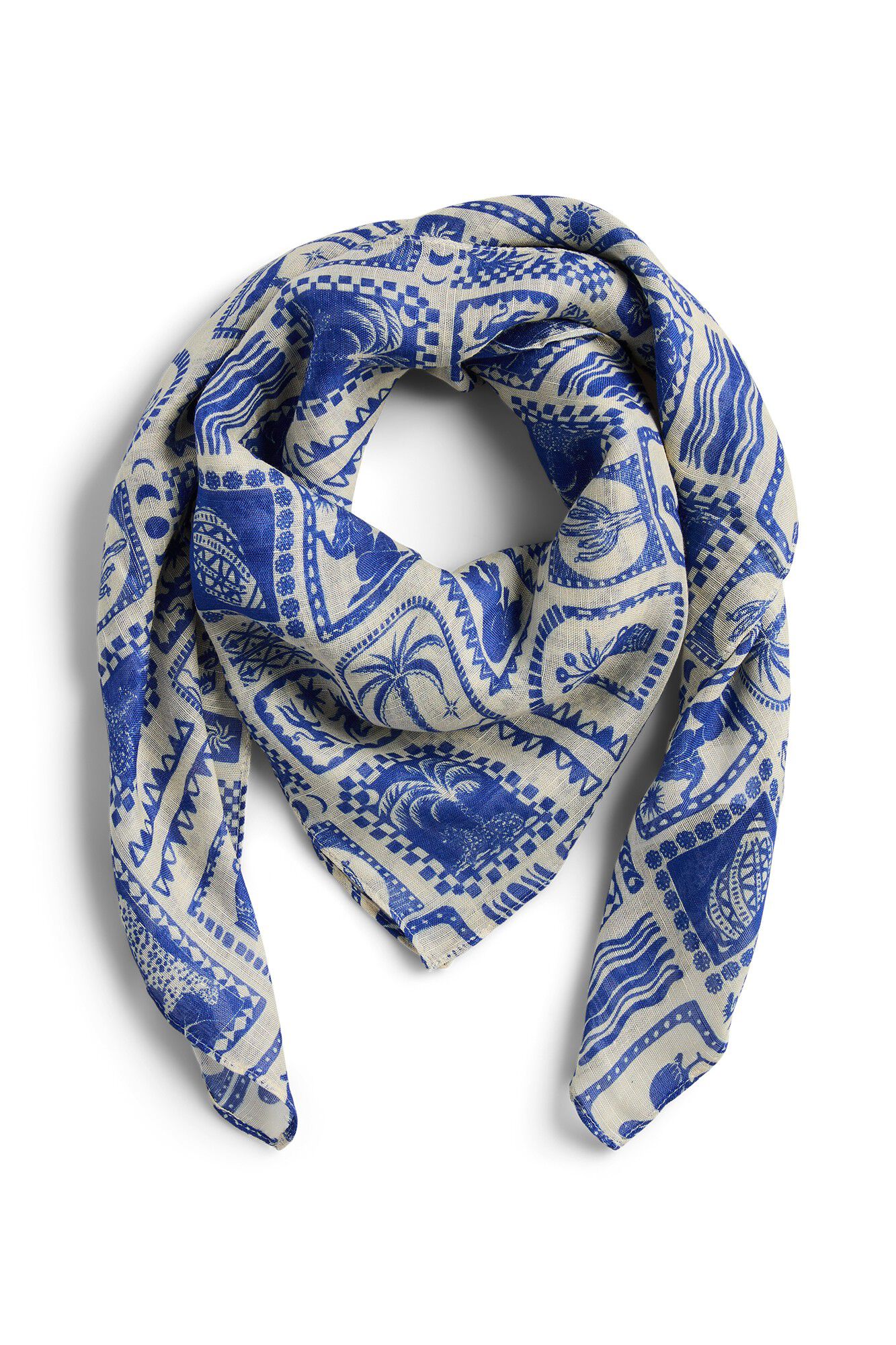 Pieces ECOVERO&trade; Viskose-Halstuch mit Print