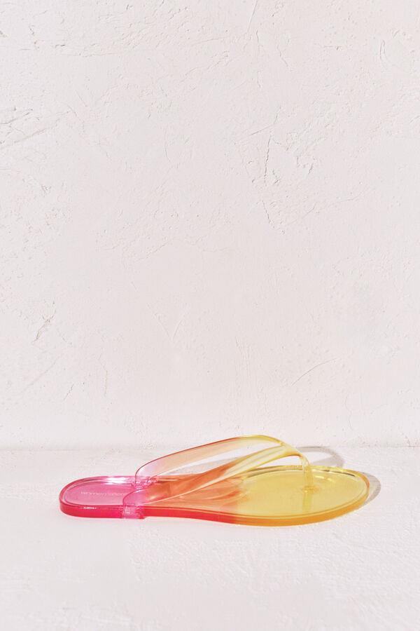 Women'secret Pink transparent sandals pink
