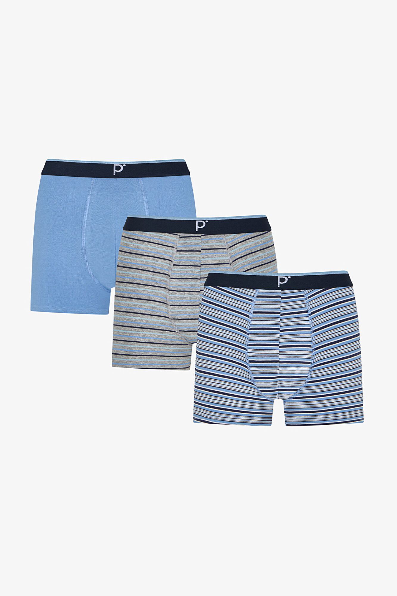 Penti Pack 3 boxers azul/cinza