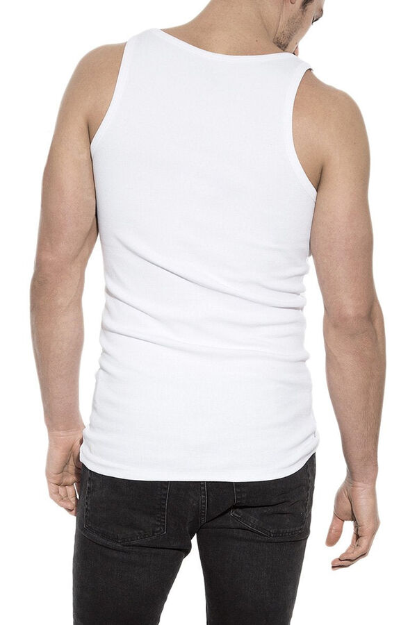 Bread & Boxers Pack of 2 white organic cotton sleeves tops blanc