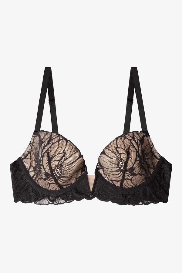 Gisela Push-up bustier black