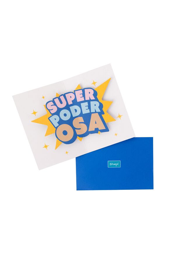 Mr. Wonderful Postcard - Mum, you are... SUPERPOWERFUL printed