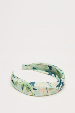 Womensecret Blue and green floral print headband printed