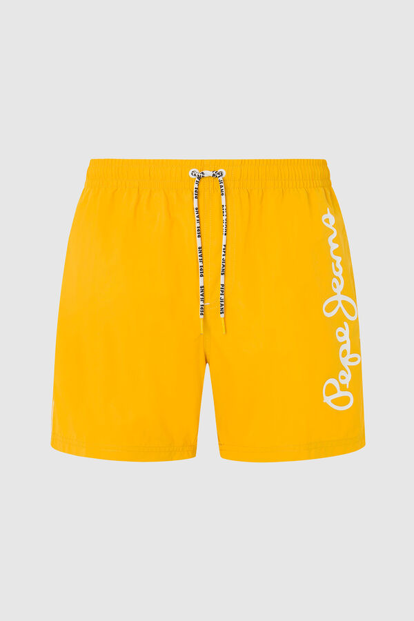 Womensecret Bermuda swim shorts Maxi Logo jaune