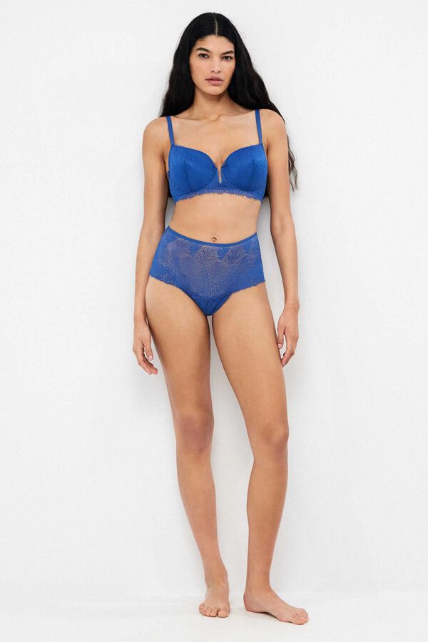 Gisela Bustier capacity bra blue