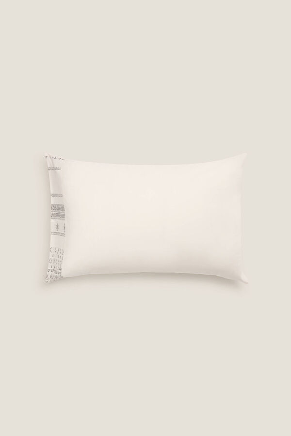 Womensecret Jacquard cotton pillowcase 50 x 75 cm. fehér