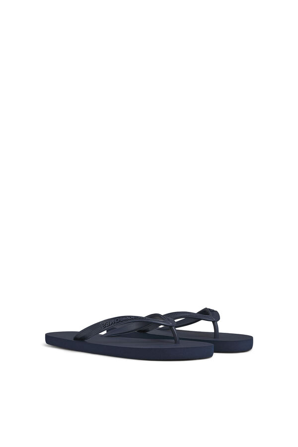 Jack & Jones Logo flip-flop style sandal blue