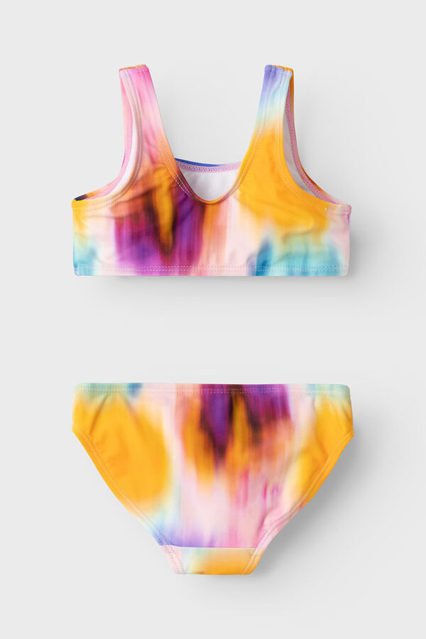 Womensecret Girls' tie-dye print swimsuit rávasalt mintás