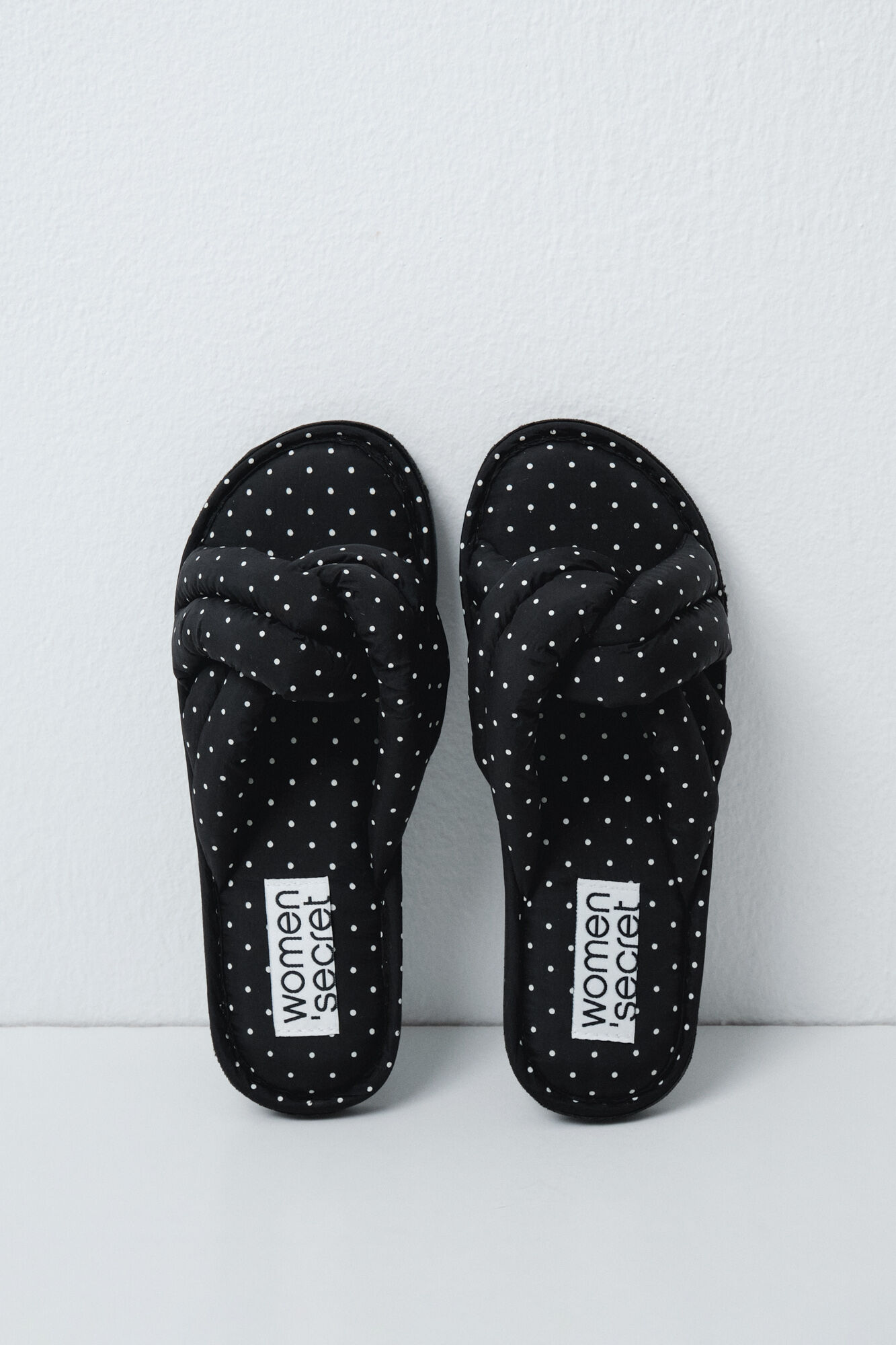 Women'secret Zapatillas casa nudo lunares