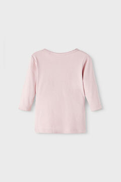 Womensecret Caixa com t-shirt bebé menina manga comprida rosa