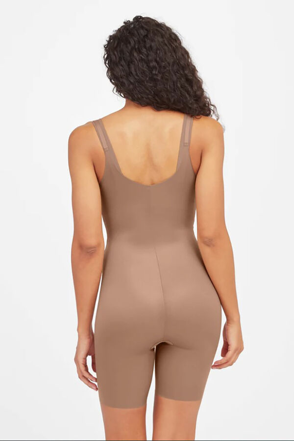 Womensecret Shaping bodysuit with leg Smeđa