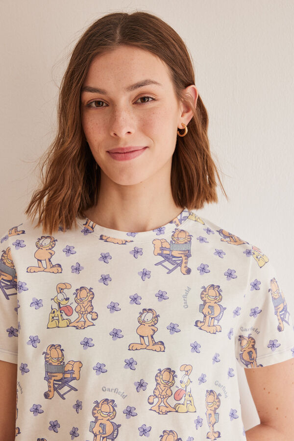 Womensecret Pijama 100% algodão Garfield bege
