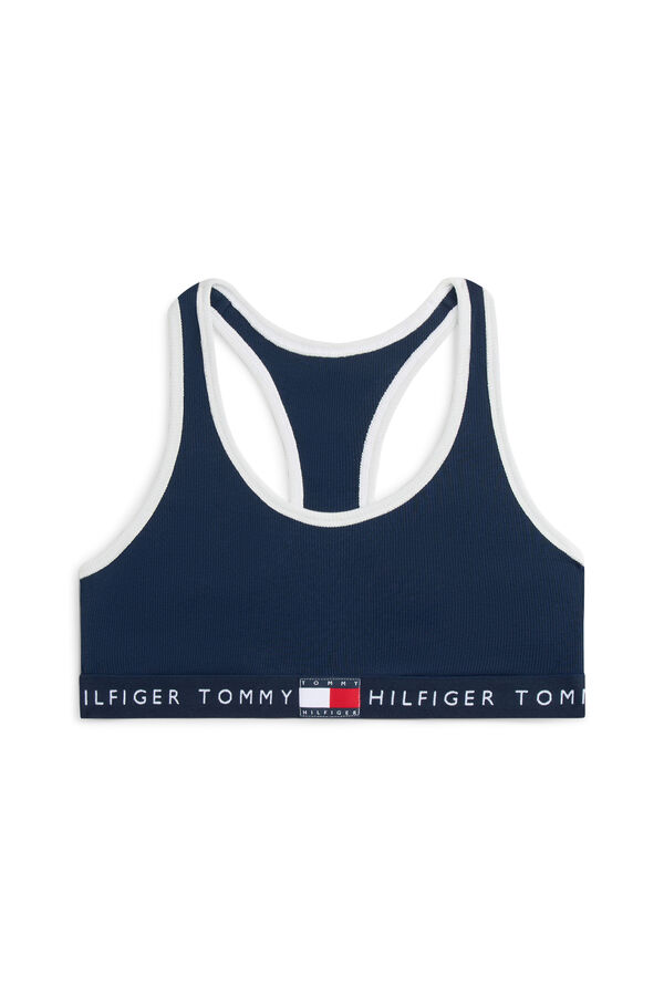 Tommy Hilfiger Soutien bralette desportivo azul
