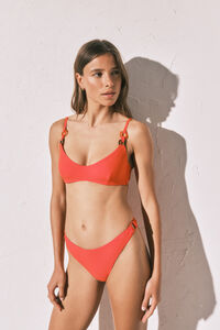 Women'secret Orange U-effect Brazilian bikini bottoms