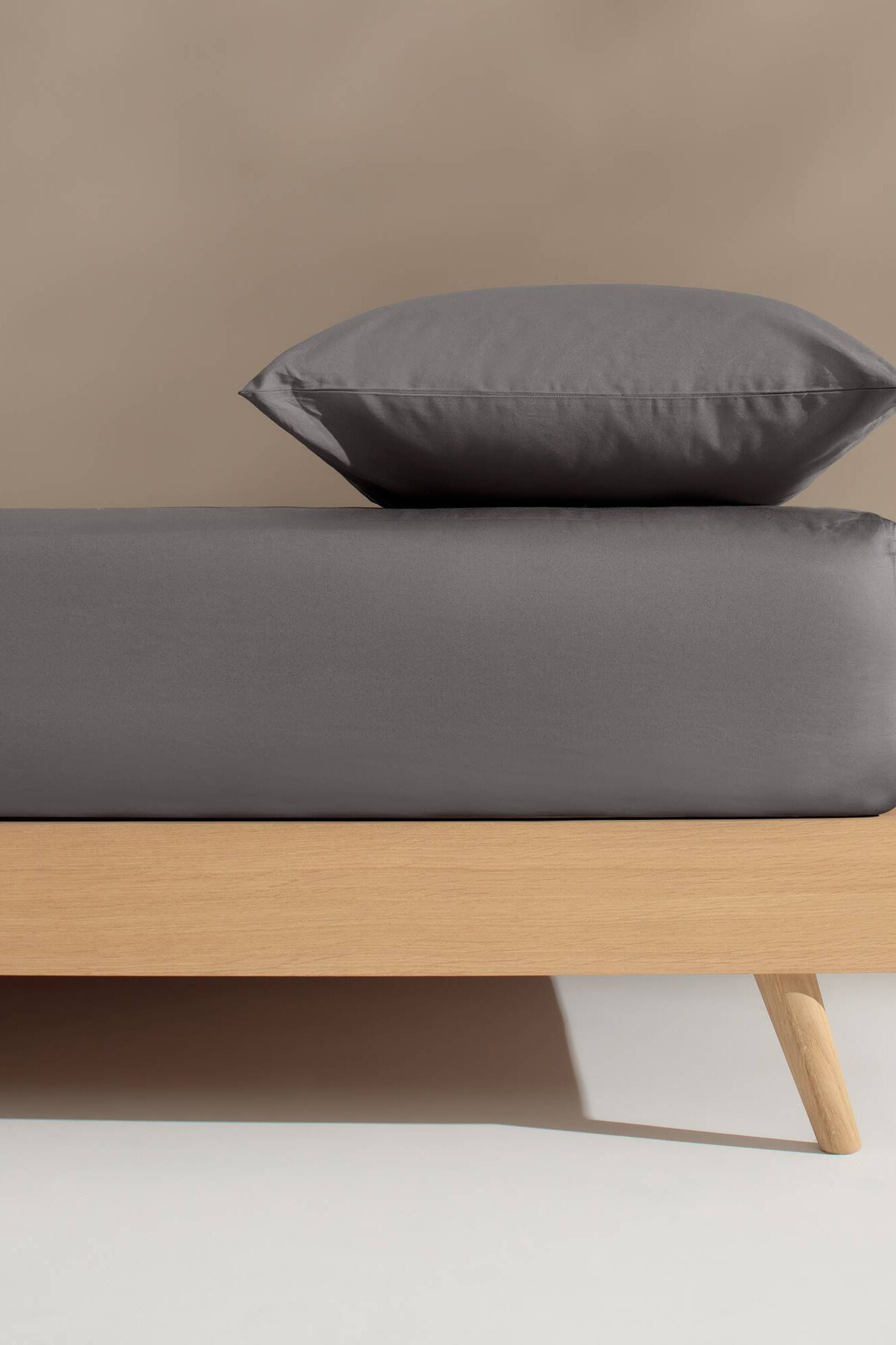 Textura Spannbetttuch Bio-Baumwolle. Bett 80-90 cm.
