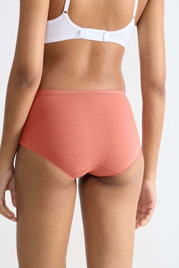 Sloggi Pack of 3 seamless high-rise panties Crvena