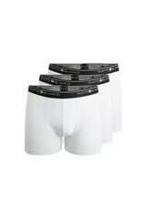 Punto Blanco Pack de 3 boxers de algod&atilde;o branco