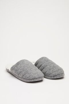 Womensecret Grey padded slippers grey
