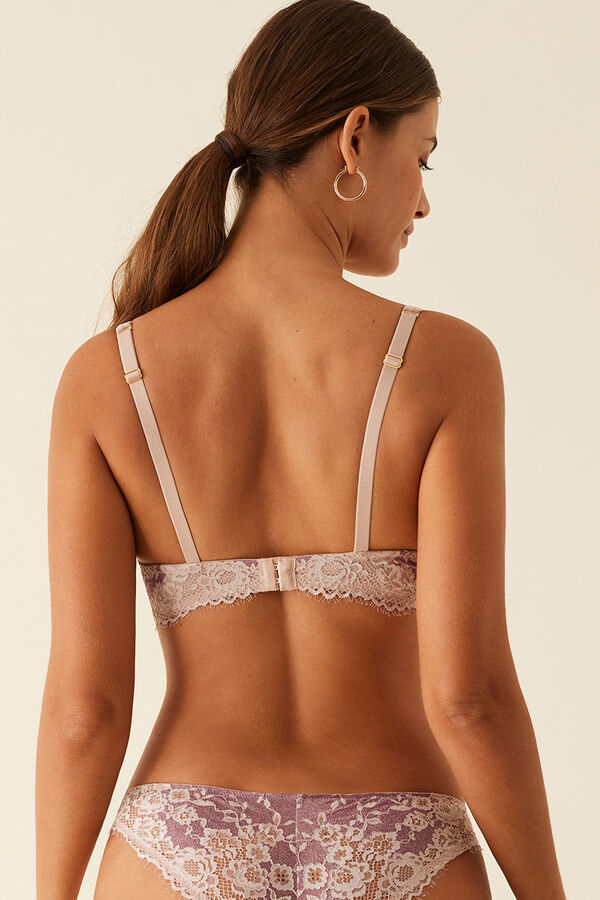 Promise Sujetador con aro y relleno beige