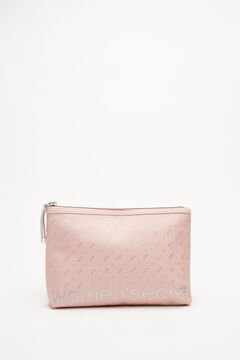Womensecret Vanity case with pink glitter logo pink