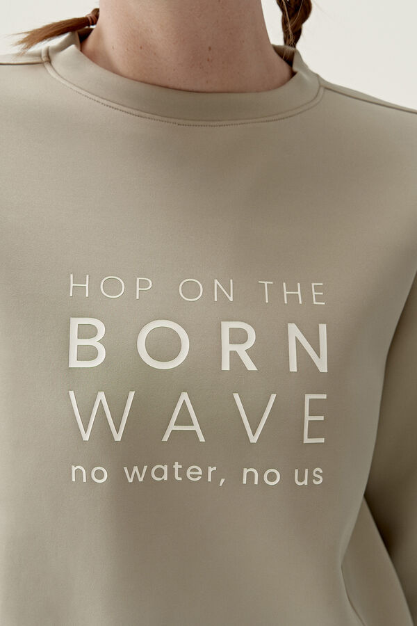 Born Living Yoga Sweatshirt Saona Pumice beige