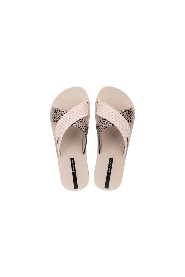 Ipanema Animal print cross-strap sandals brown