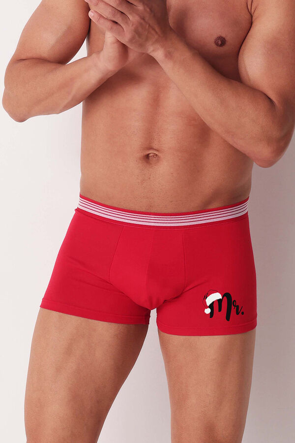 Cotonella Christmas Boxer red