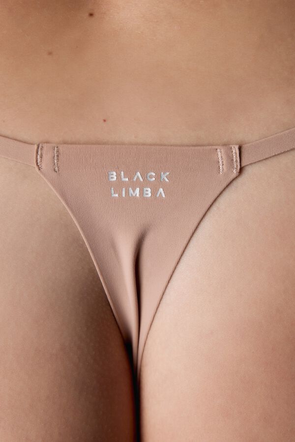 Black Limba Tanga Jane rosa